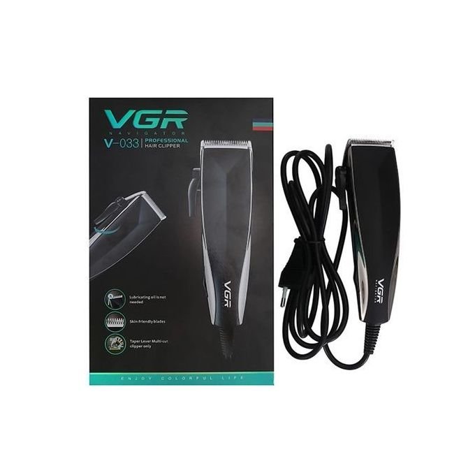 VGR ماكينة حلاقة كهربائية VGR V-033 مع مقص وفرشاة تنظيف